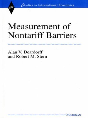 cover image of Measurement of Nontariff Barriers